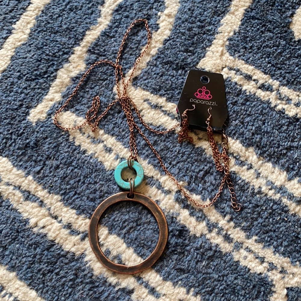 Paparazzi Turquoise Long Necklace